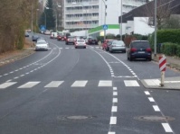 Barrierefreier Fußgängerüberweg Breslauer Straße