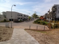 Fußweg in der Gustav-Moog-Straße in Burbach